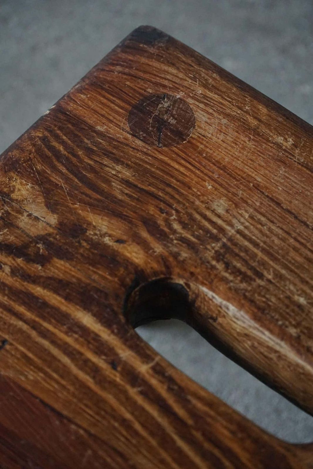 Wabi Sabi Stool In Solid Pine, Handcrafted By A Danish Cabinetmaker, 1960s photo 379.0
