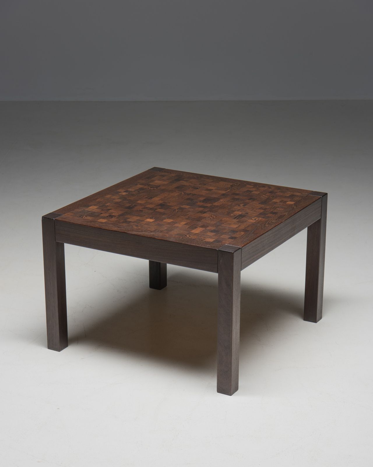'Mosaik' Coffee Table In Wengé, Dieter Waeckerlin, 1960's, Switzerland