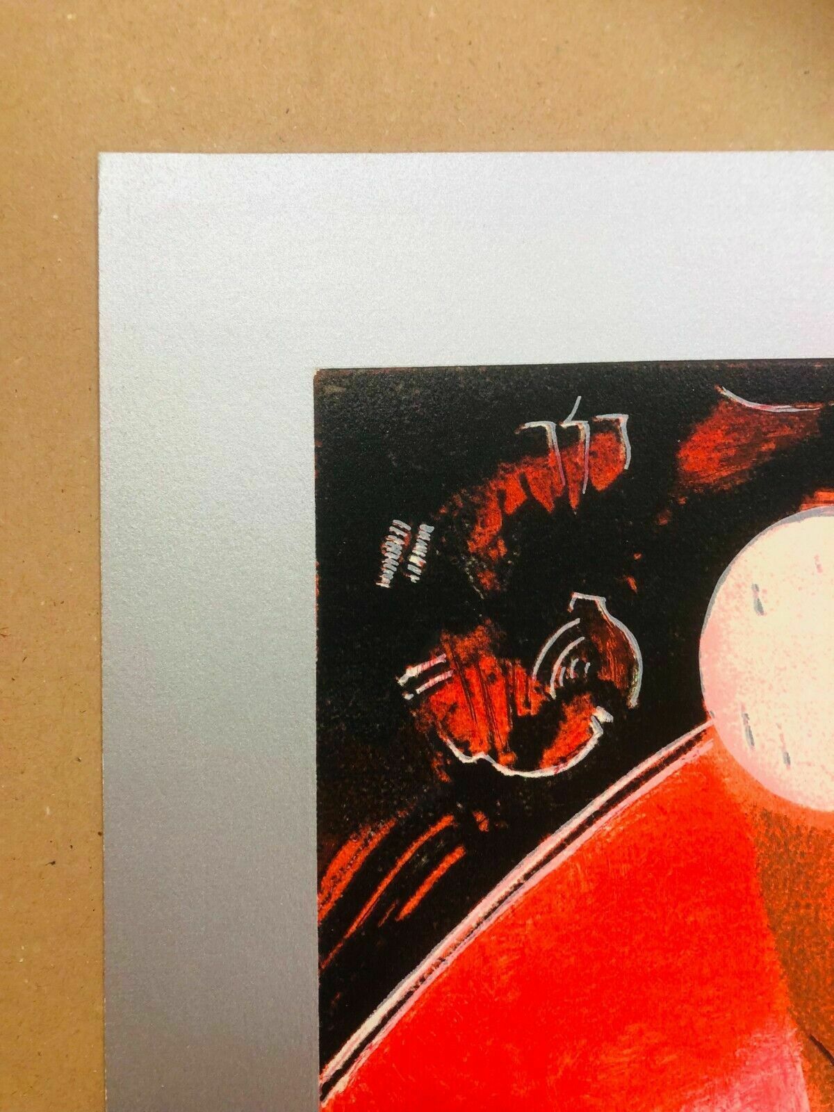 Gianni Bertini 2003  The Victims Of Mercury  Screen Printing On Cardboard photo vinterior
