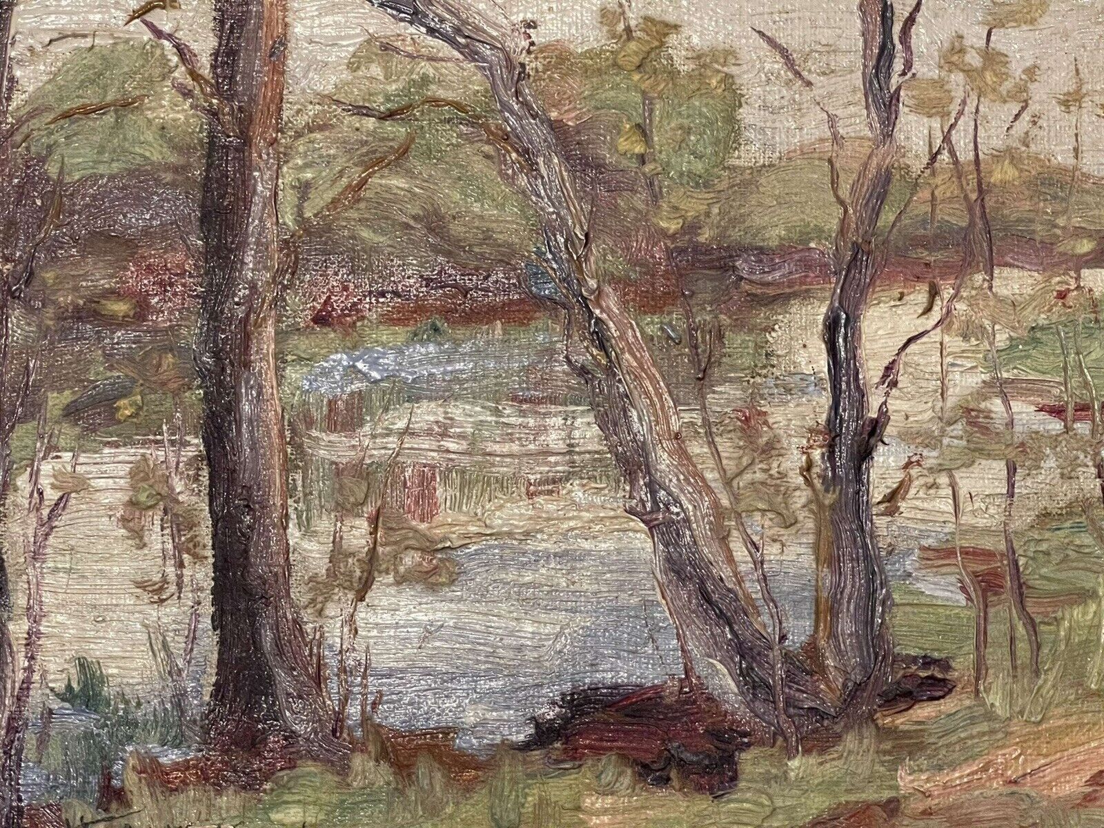A Landscape Oil Painting By Elizabeth Mcgillivray Knowles. photo furniture