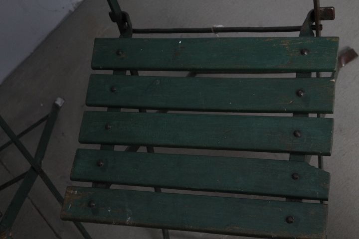 Group Of Four Original 50s Vintage Modern Antique Bistro Chairs photo vinterior