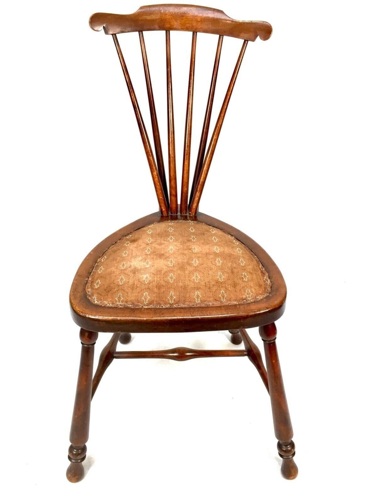 photo furniture Antique Arts & Crafts Chair Attributed Adolf Loos & Retailed By Harrods London