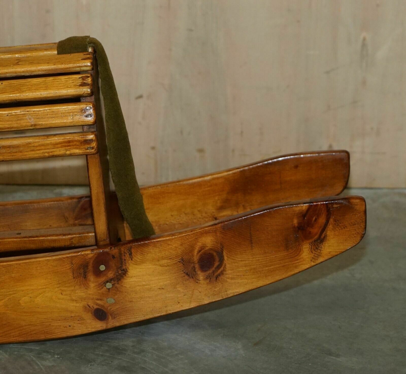 Stunning Hand Made Circa 1930 Childrens Rocking Horse Of A Dachshund Sausage Dog photo Home Decor