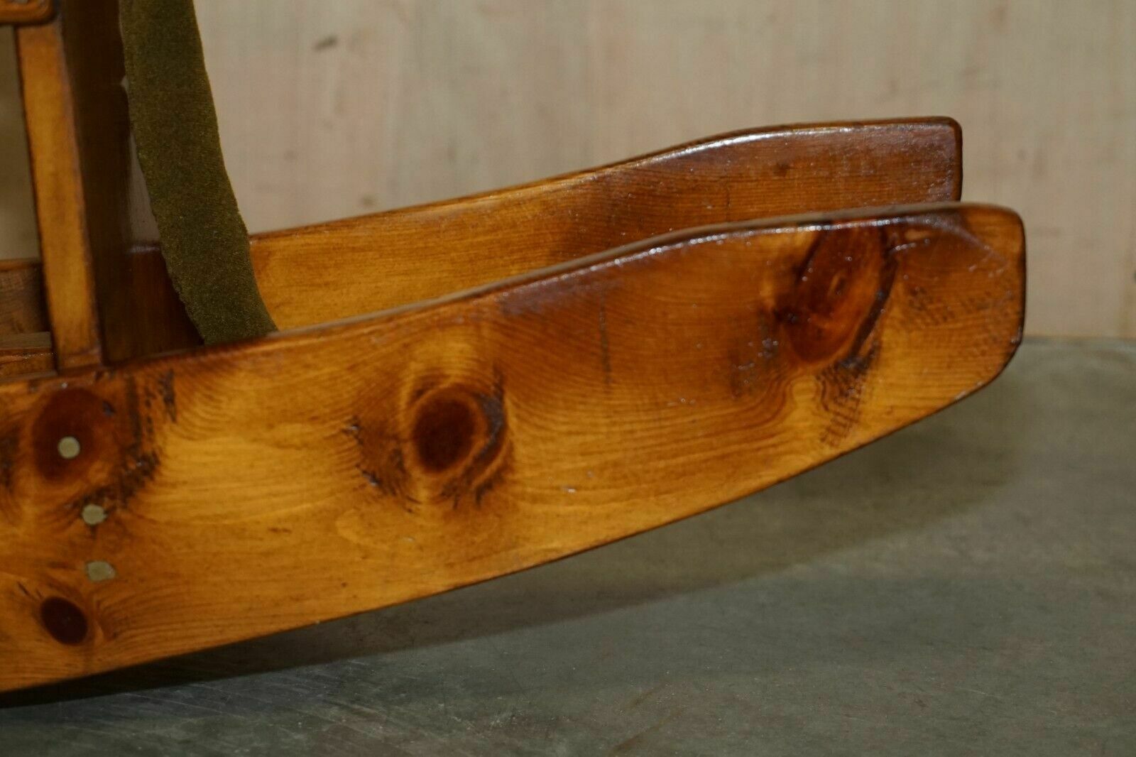 675.0 Stunning Hand Made Circa 1930 Childrens Rocking Horse Of A Dachshund Sausage Dog photo