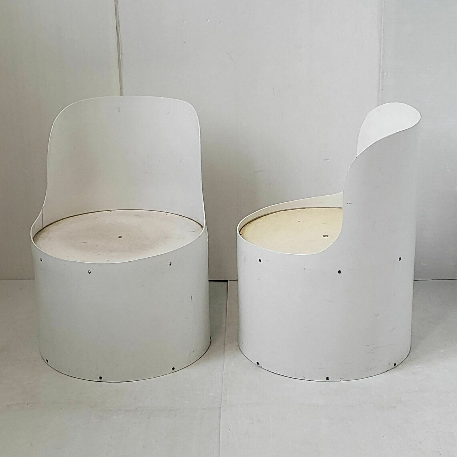 Paar Tomotom Space Age Fauteuils 1970 Bernard Holdaway Hull Traders 70s