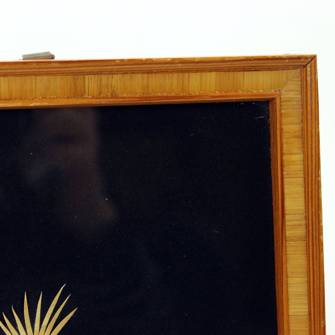 photo furniture Mid Century Wall Art Piece In Straw, Czechoslovakia 1960s