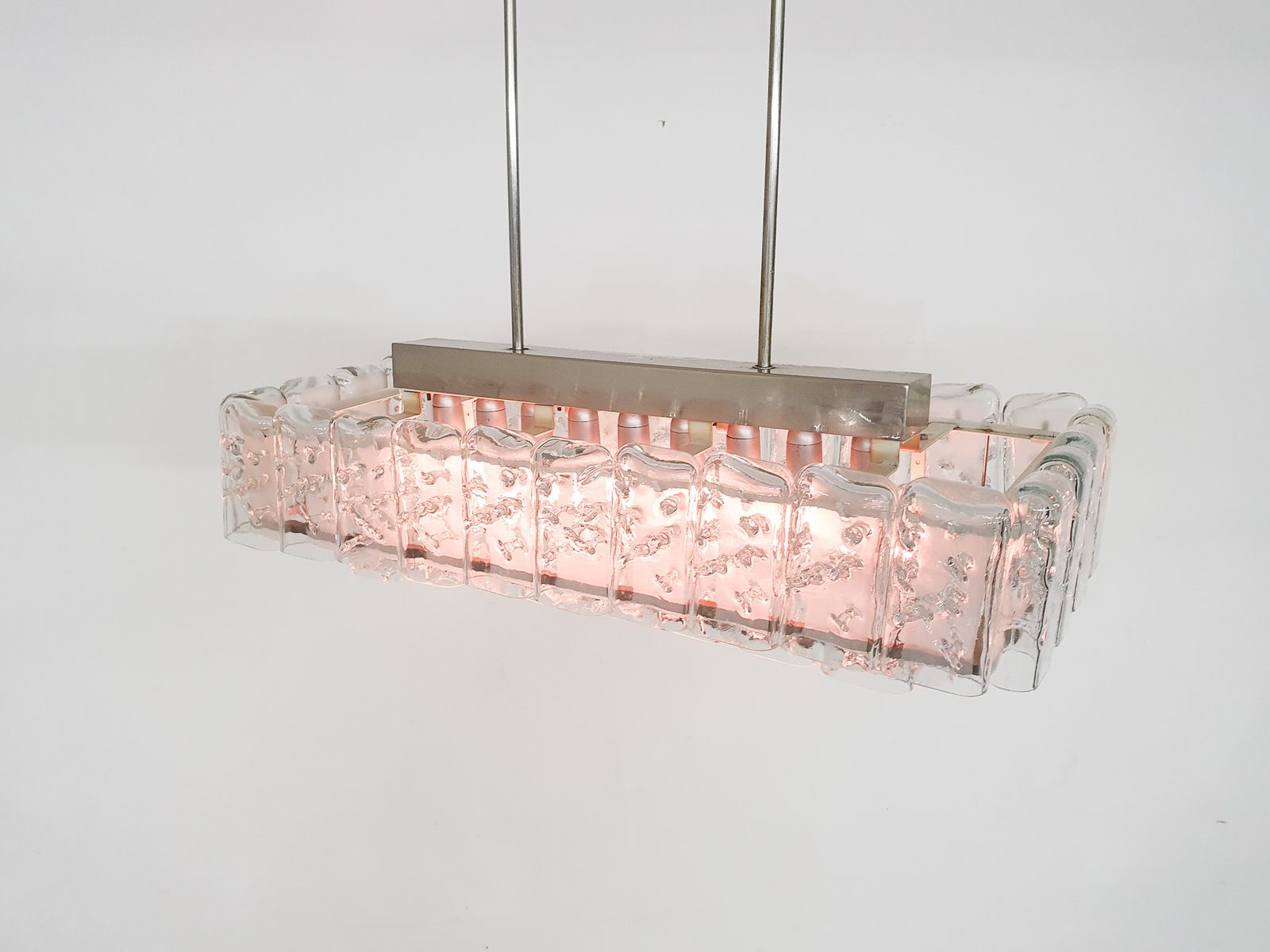 Glazen Kroonluchter Van Doria, Duitsland, Ca. Jaren 1960 photo furniture
