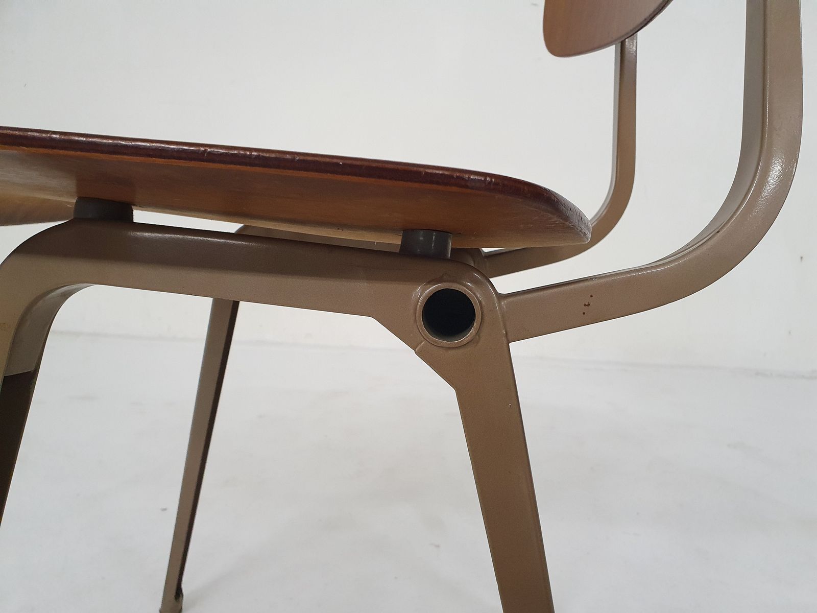 Friso Kramer Fro Ahrend De Cirkel, Revolt Dining Chair, The Netherlands photo vintage