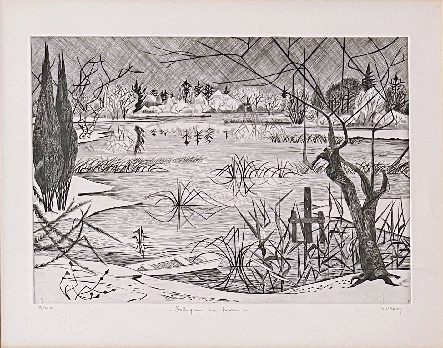 "The Sologne In Winter" Van Simone Vrain photo furniture