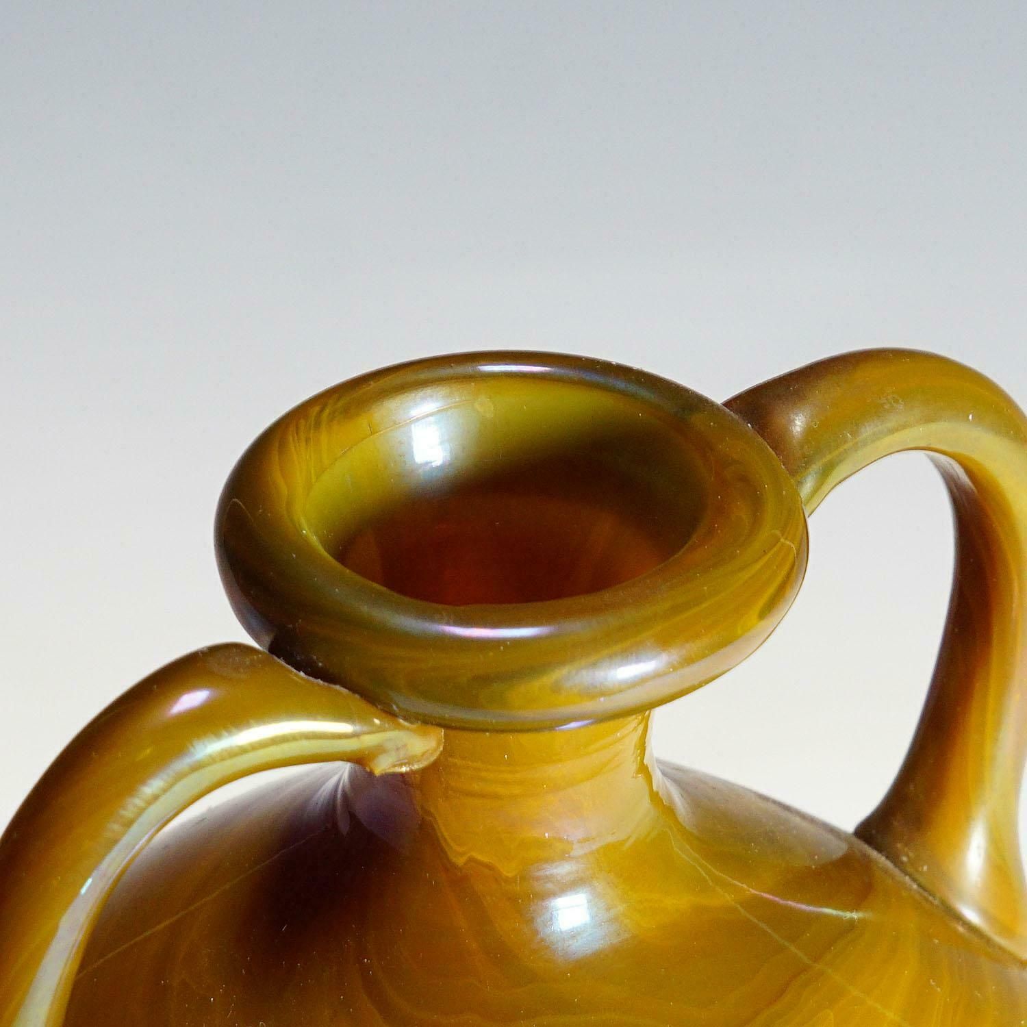 Vetro Calcedonio Vase By Napoleone Martinuzzi For Venini Murano, Ca. 1930s photo 12143.0
