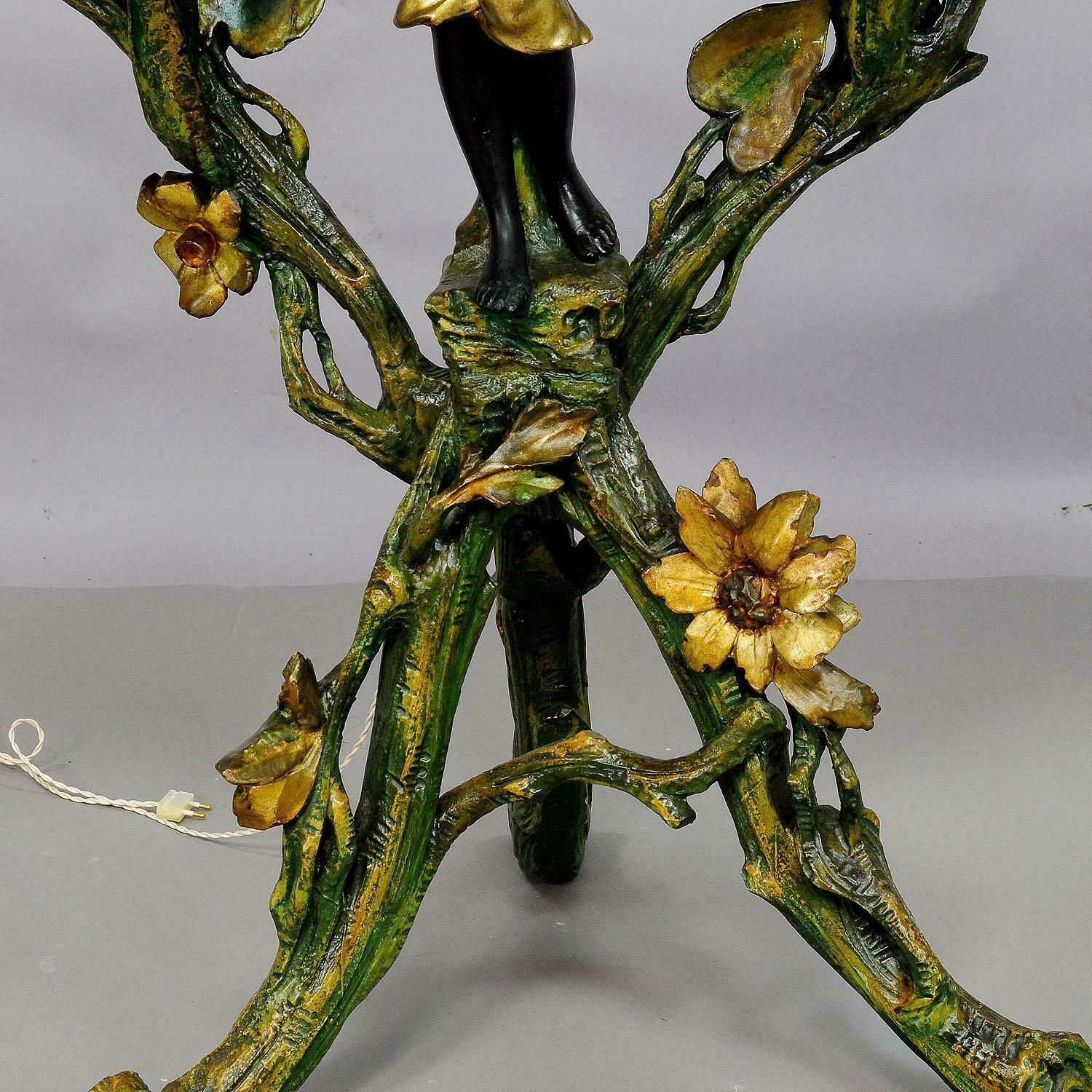 19th Century Venetian Grotto Table With Fairy Tale Elf photo for sale