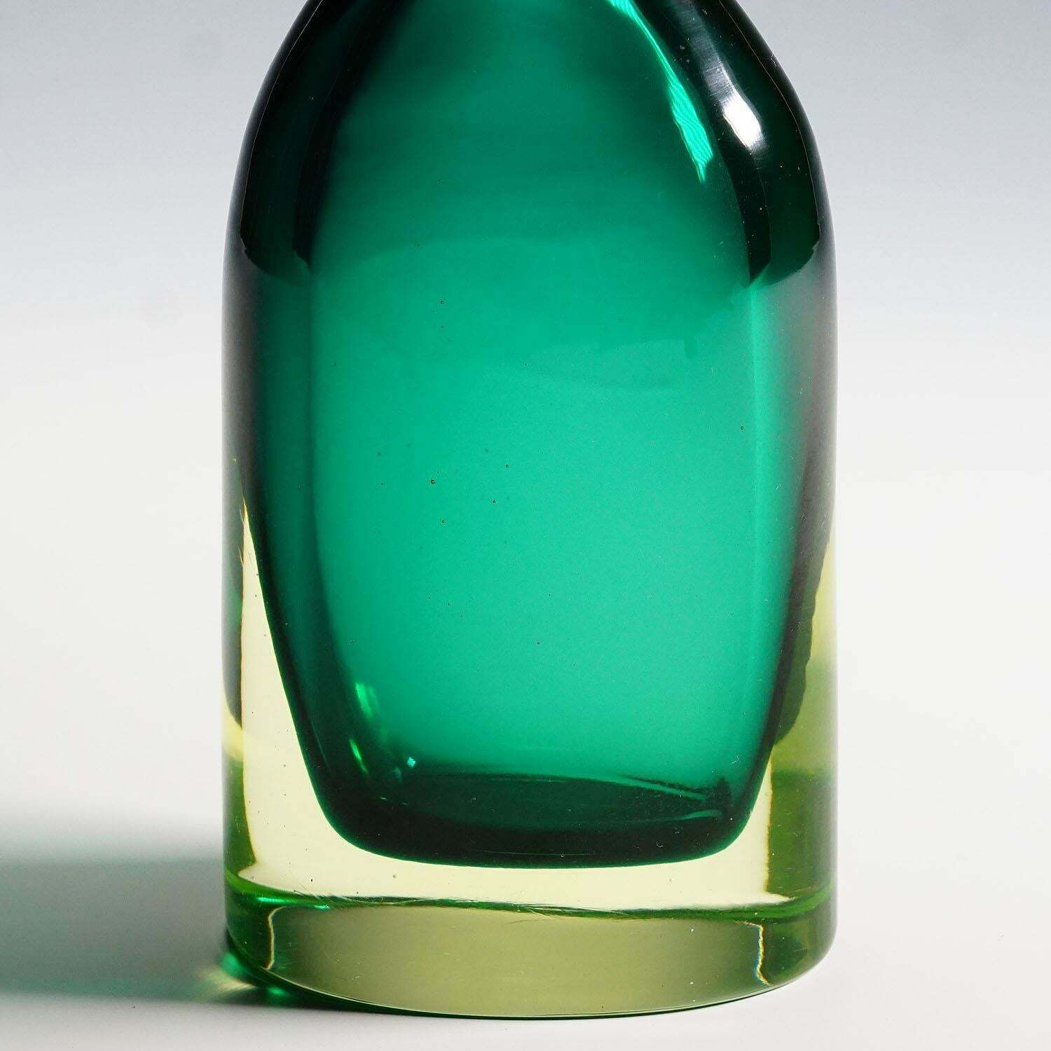Large Cenedese (Attr.) Sommerso Glas Candle Stick Designed By Antonio Da Ros photo Home Decor