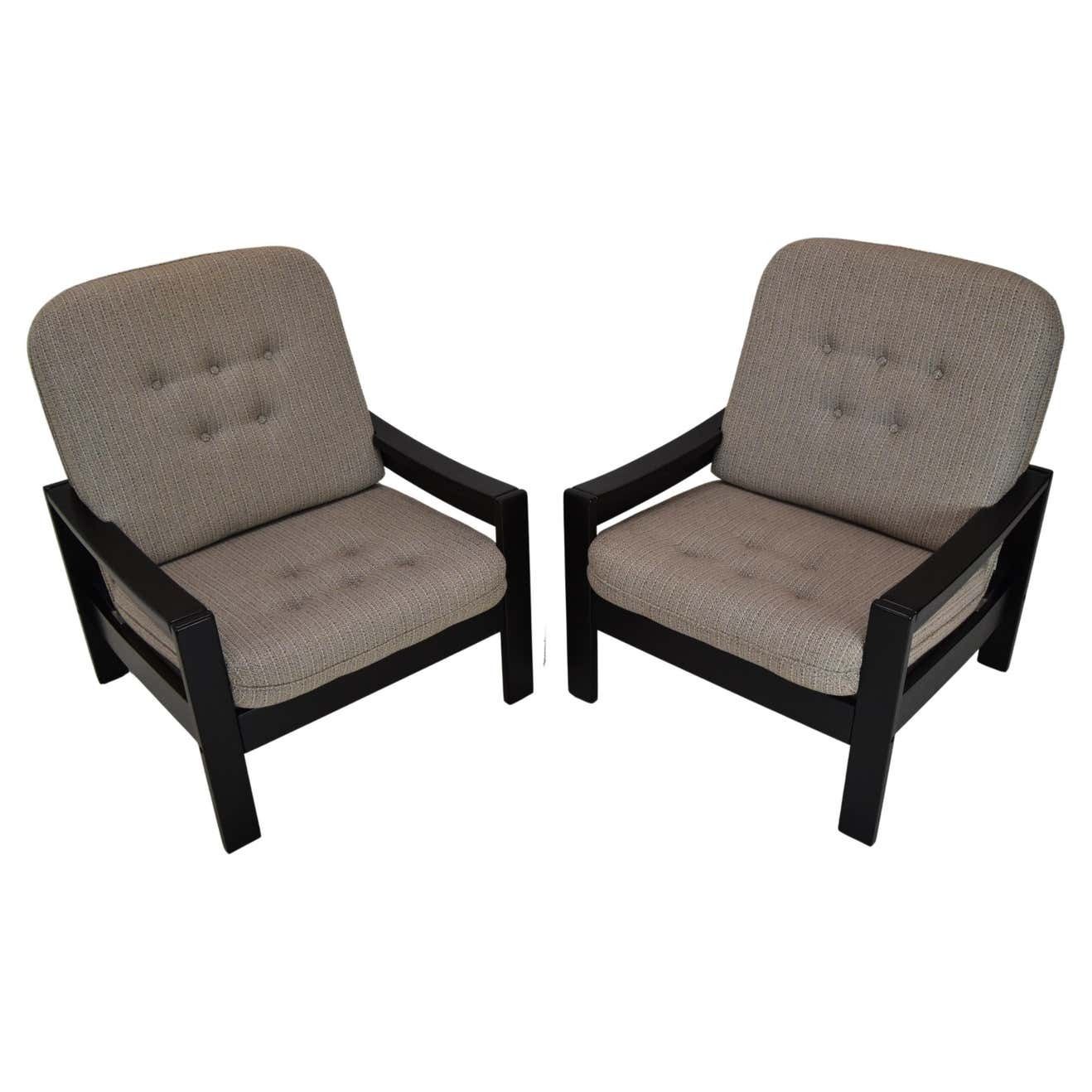 Mid Century Armchair Leda Lux 1980's