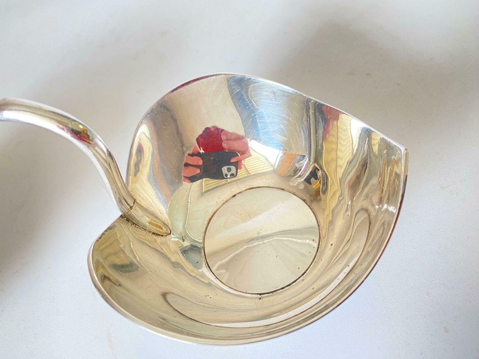 Pair Of Silver Plate Metal Bowl Or Vide Poche, France, 1940 photo 381.0