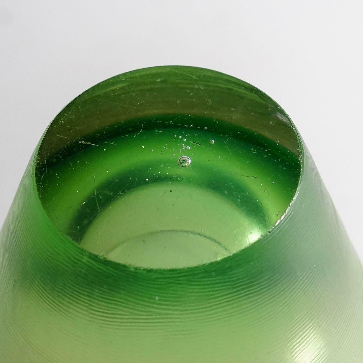 Venini Art Glass Vase With Inciso Decoration Paolo Venini, Murano 1956 photo vintage