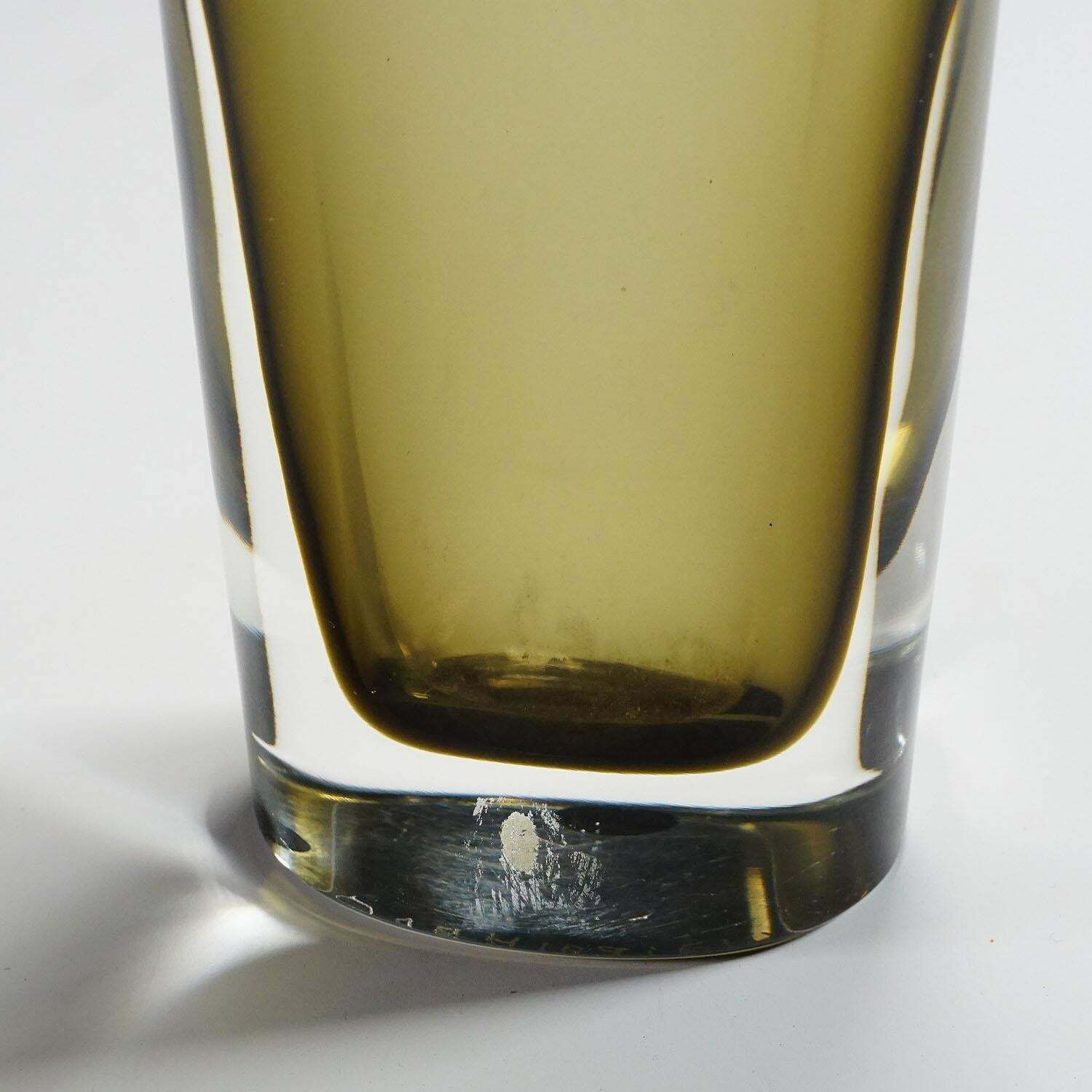Flavio Poli For Seguso Sommerso Vase Murano, Circa 1960 photo Home Decor