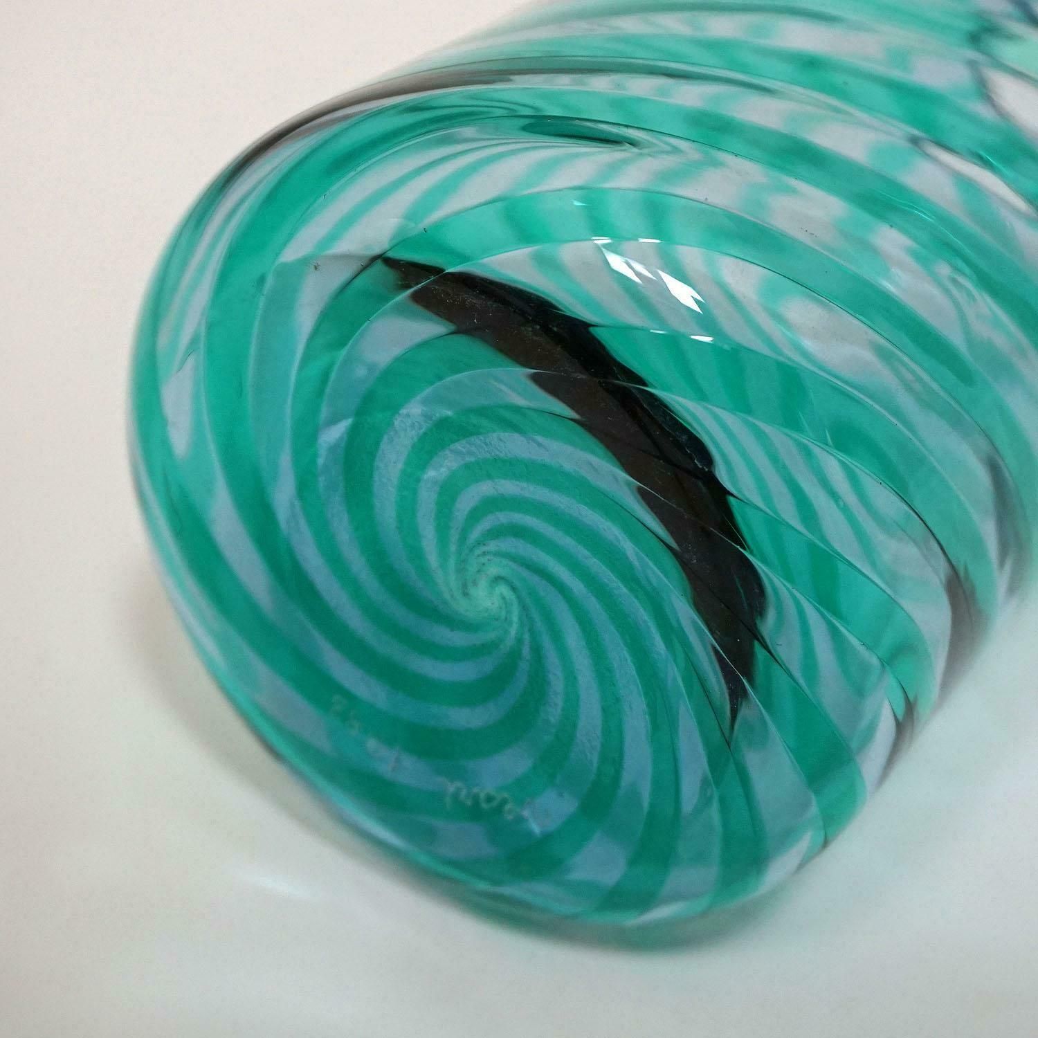 Veart Vintage Murano Art Glass Vase By Mario Ticco ''Attr.'' photo vinterior