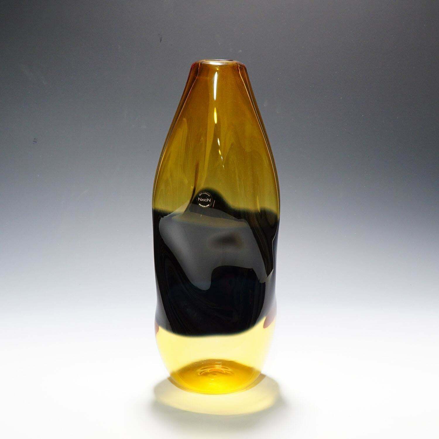 Large Incalmo Murano Art Glass Vase By V. Nason & C. Ca. 1990s photo for sale