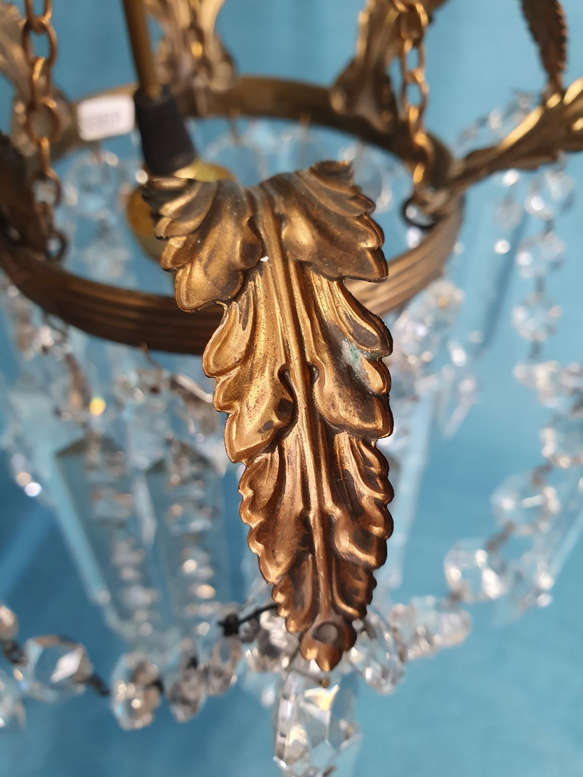 Early 20th Century Small Lustre Chandelier photo 335.0