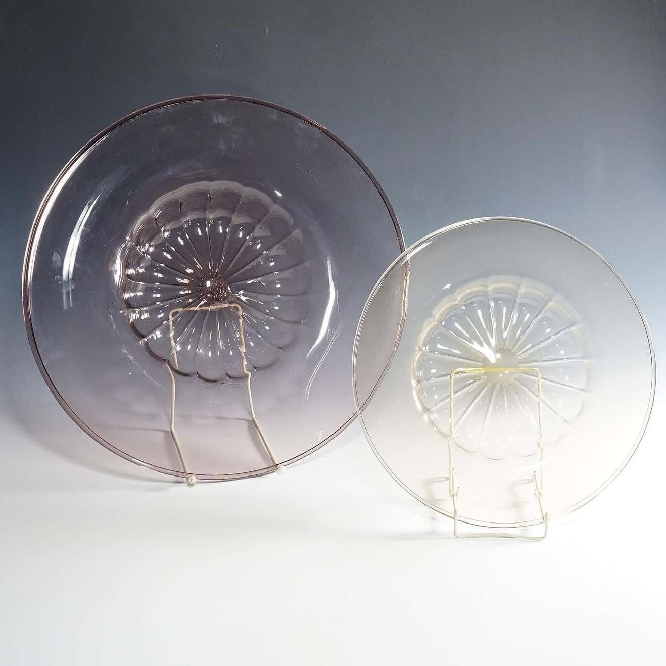 photo furniture Very Large Vetro Soffiato Glass Dish By Vittorio Zecchin For Venini Murano