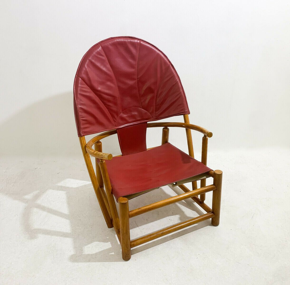 Red "G23" Hoop Armchair By Piero Palange & Werther Toffoloni photo for sale