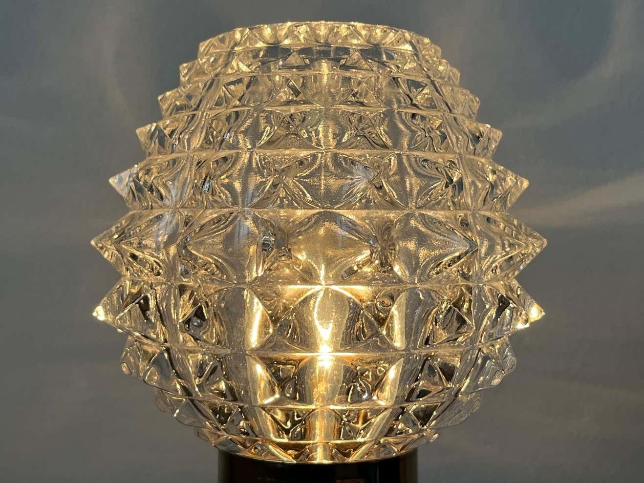 Pair Of Brass Table Or Lamps By Kamenický šenov 1960's Czechoslovakia photo Lighting