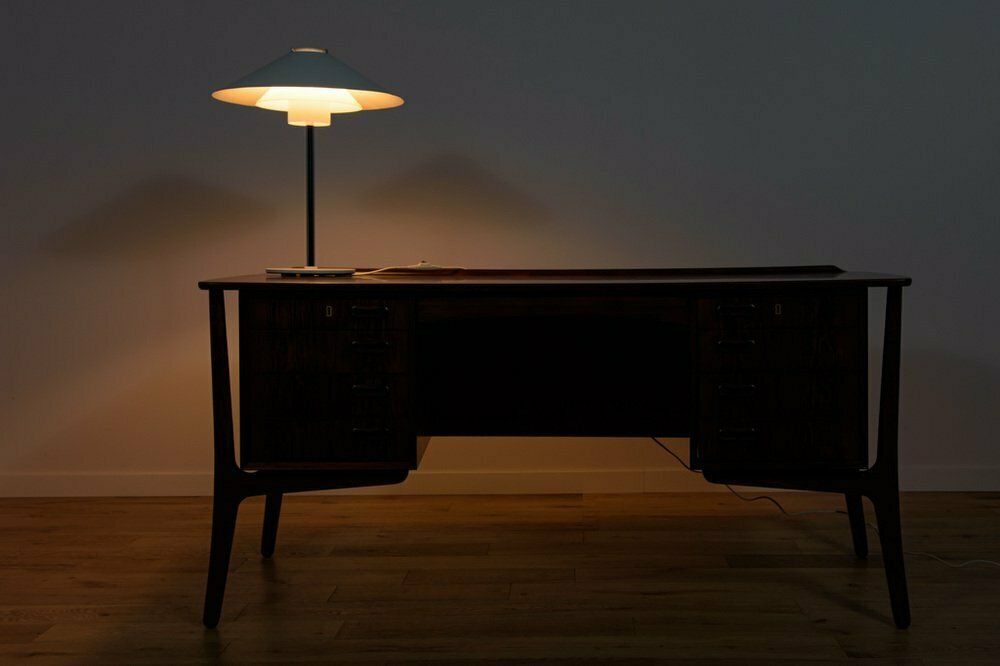 photo furniture Mid Century Desk Lamp By Christian Hvidt For Nordic Solar 1970s