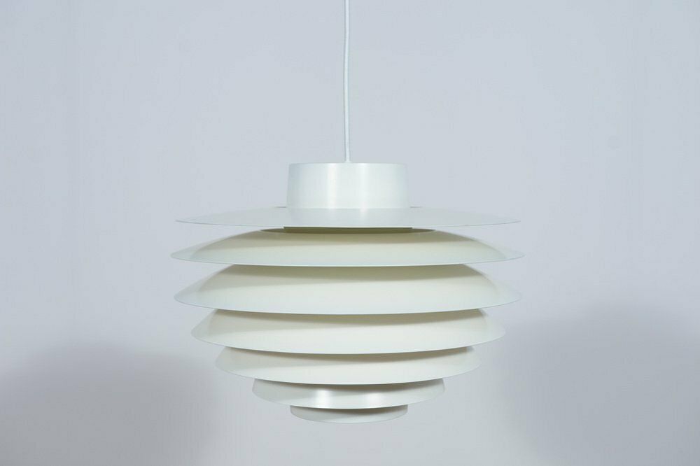 Mid Century Danish Verona Pendant Lamp By Svend Middelboe For Fog And Menup 1970s
