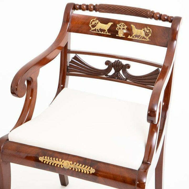 photo buy Set Of Eight Dining Room Chairs And Armchairs, Northern Germany Around 1830