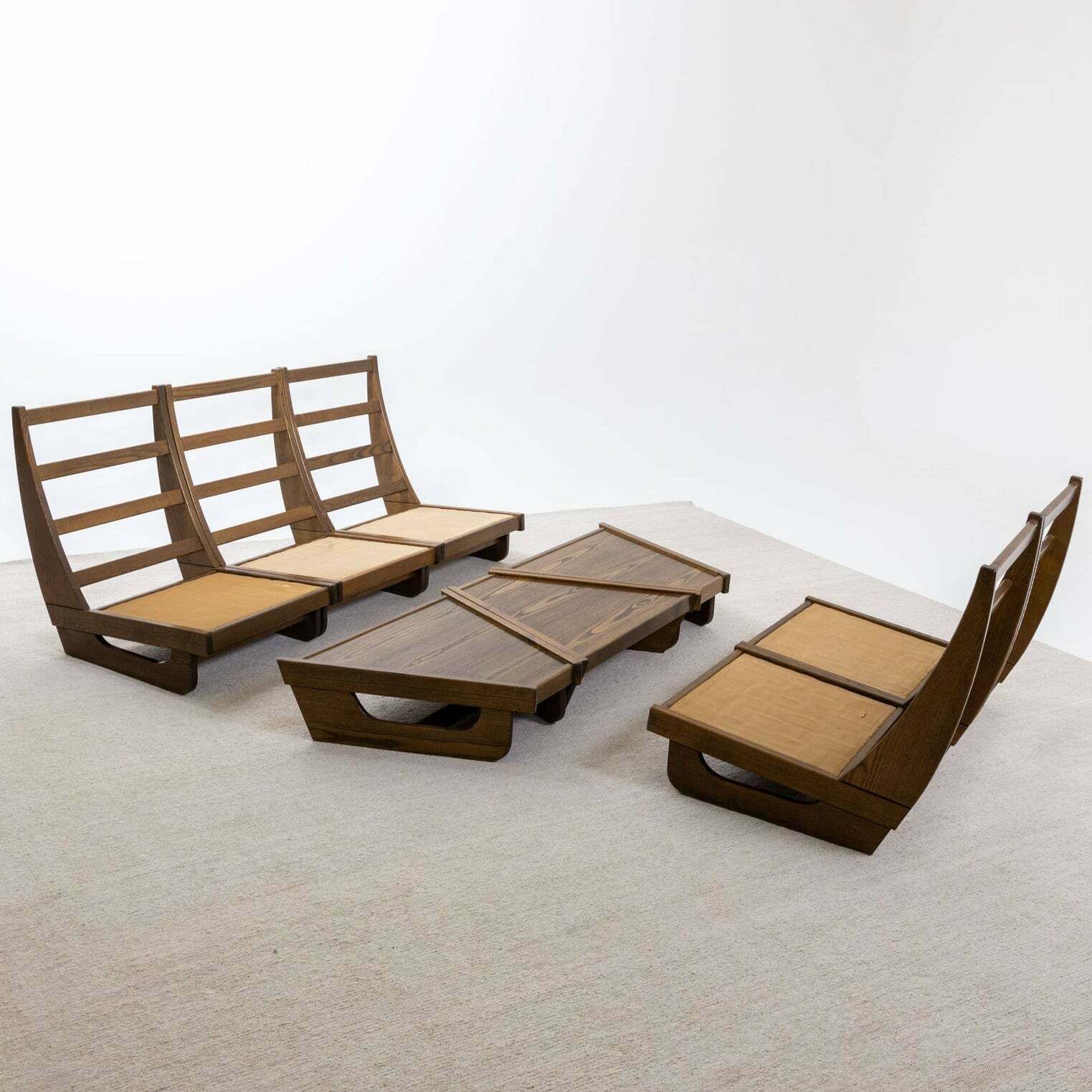 Modular Seating Group With Five Lounge Chairs, Italy 1950s photo Furniture