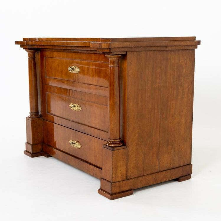 Biedermeier Commode, Probably North Germany Around 1820 photo vintage
