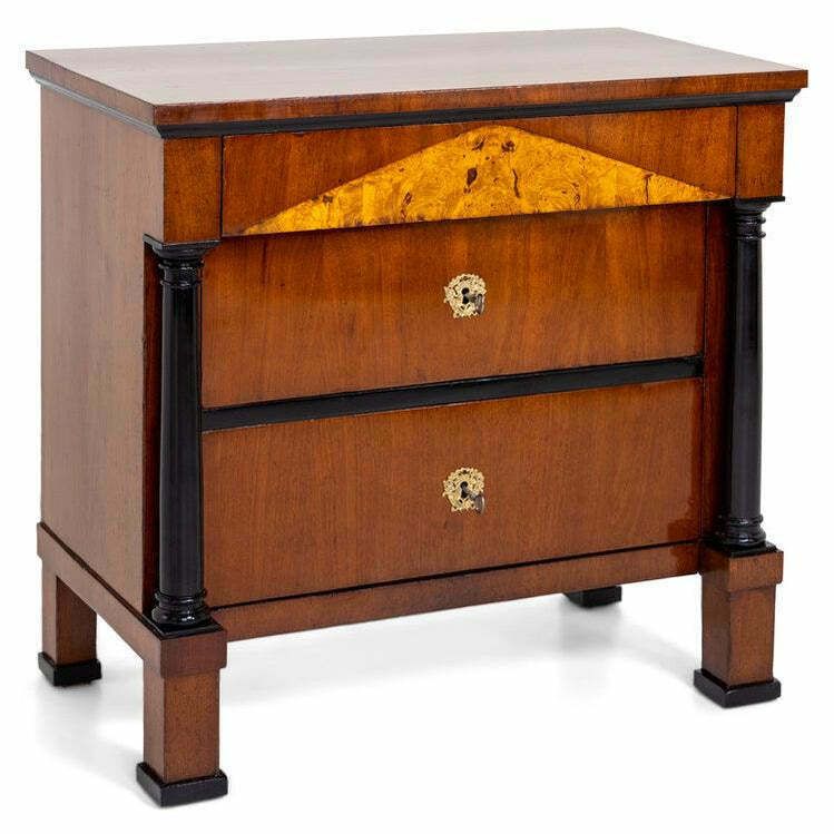 Biedermeier Chest Of Drawers Around 1820 photo vintage