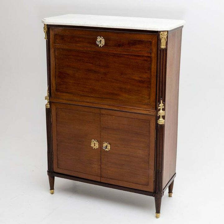 Louis Seize Secretaire à Abattant, End Of 18th Century photo furniture