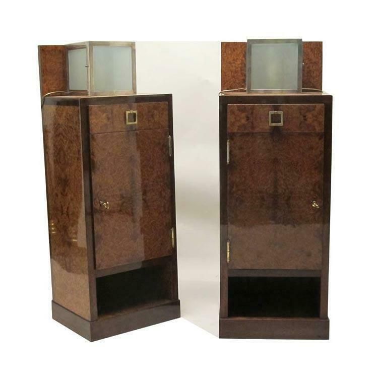 Art Deco Bedside Tables Circa 1920