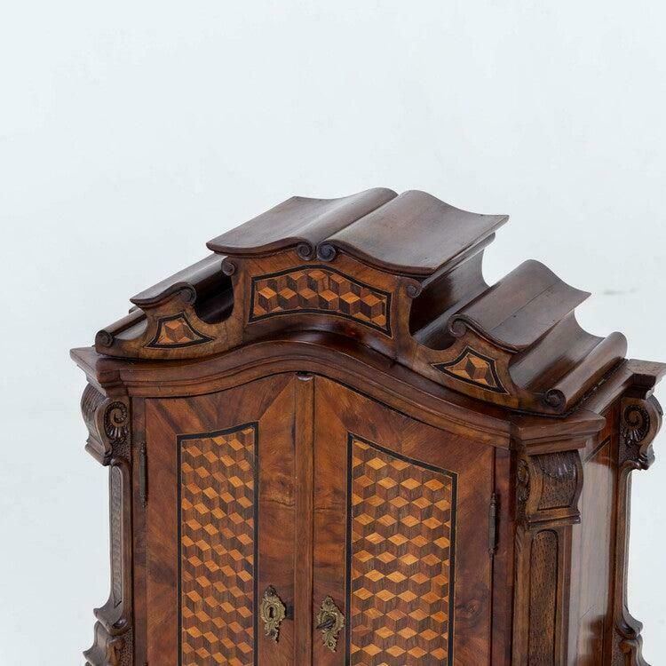 Miniature Baroque Cabinet Southern Germany Mid 18th Century photo for sale