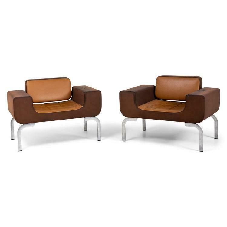 Lounge Chairs, Italy 1970s, Vintage