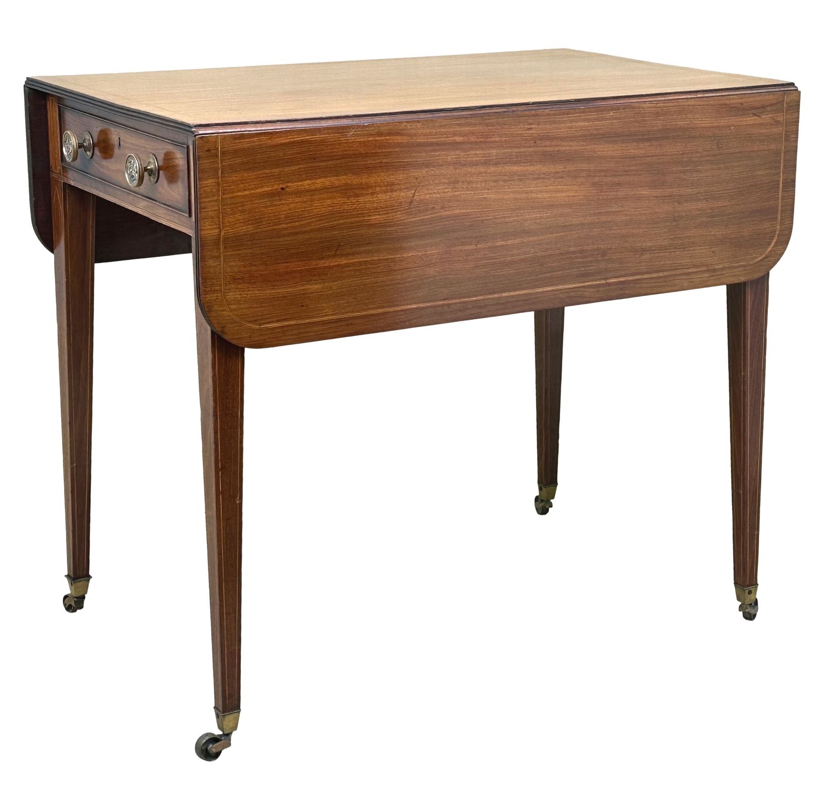 18th Century Georgian Mahogany Pembroke Table (England, Circa 1790) photo vinterior
