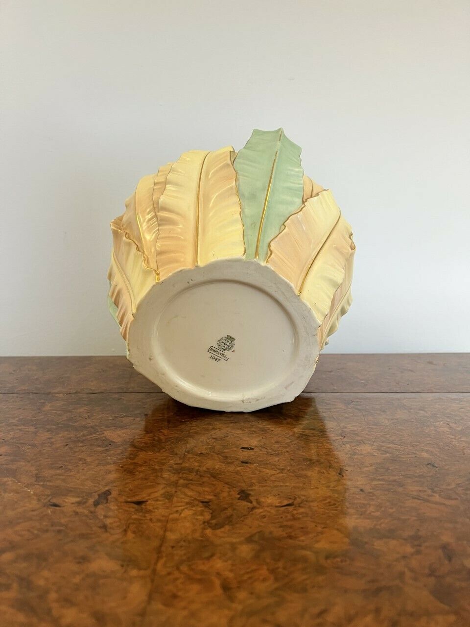 Antique Quality Royal Worcester Blush Ivory Jardiniere photo for sale