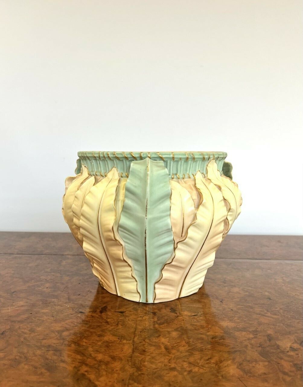 Antique Quality Royal Worcester Blush Ivory Jardiniere photo 1125.0
