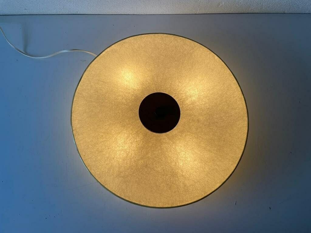 Round Cocoon Large Flush Mount Ceiling Lamp By Goldkant, Achille Castiglioni Era, 1960s, Germany photo buy
