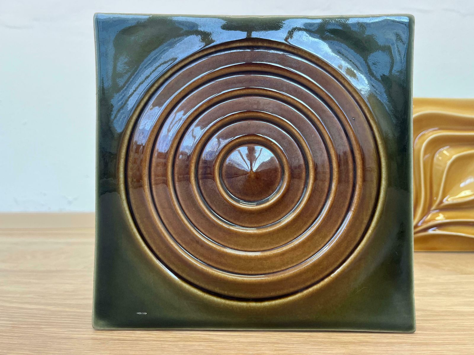 Unique Design Ceramic Tiles / Czechoslovakia, 1960s   Never Used, 23 Pieces photo buy