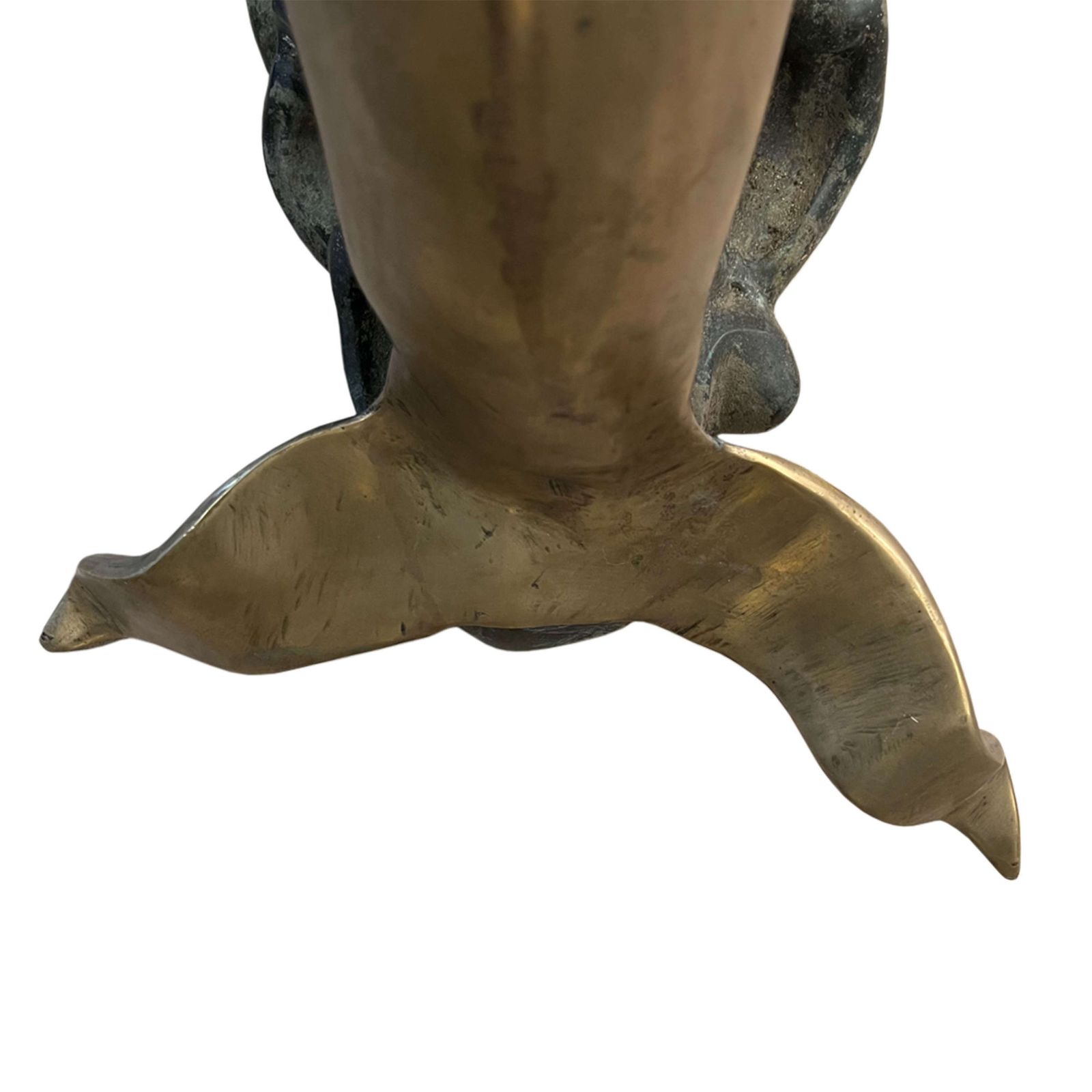 French Midcentury Brass And Glass Dolphin Coffee Table photo 1850.0