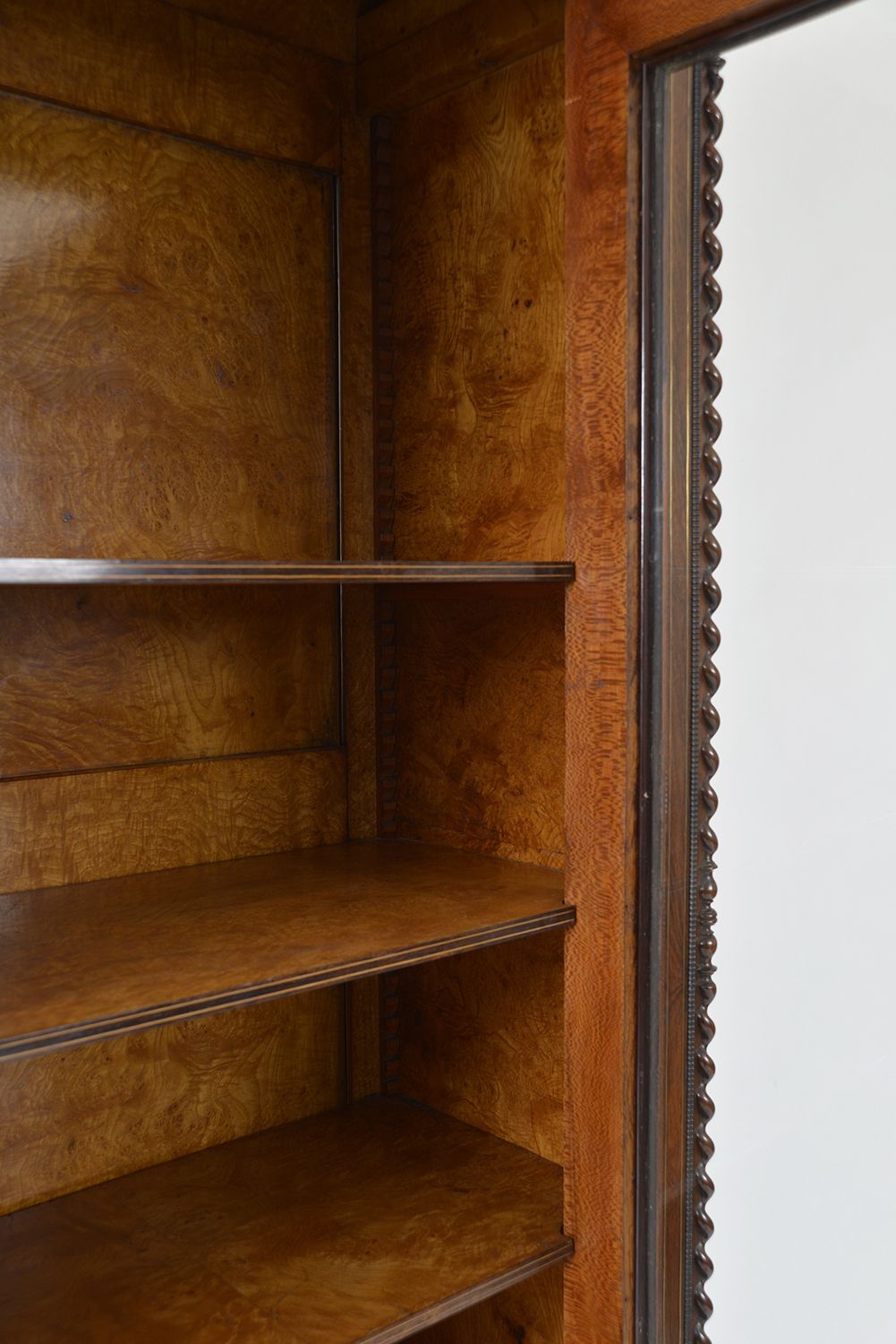 19th Century Louis XVI Style French Vitrine Display Cabinet Bookcase Rosewood Satin Birch Boxwood London Plane photo 15000.0