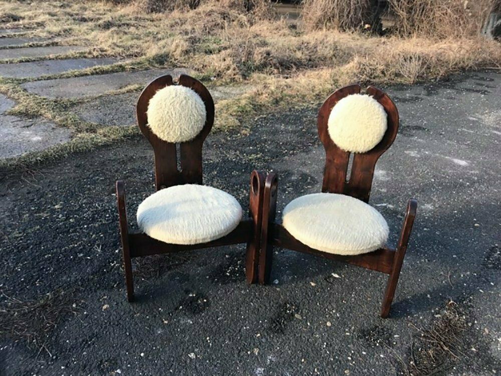 Mid Century Dining Chairs By Szedleczky, 1960s, Set Of 2 photo furniture