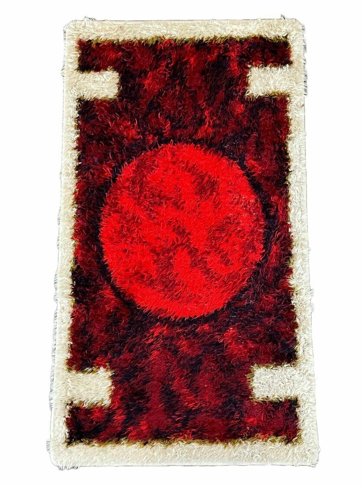 60s 70s Runner Rug Carpet Rug Space Age By Hojer Eksport Denmark Design