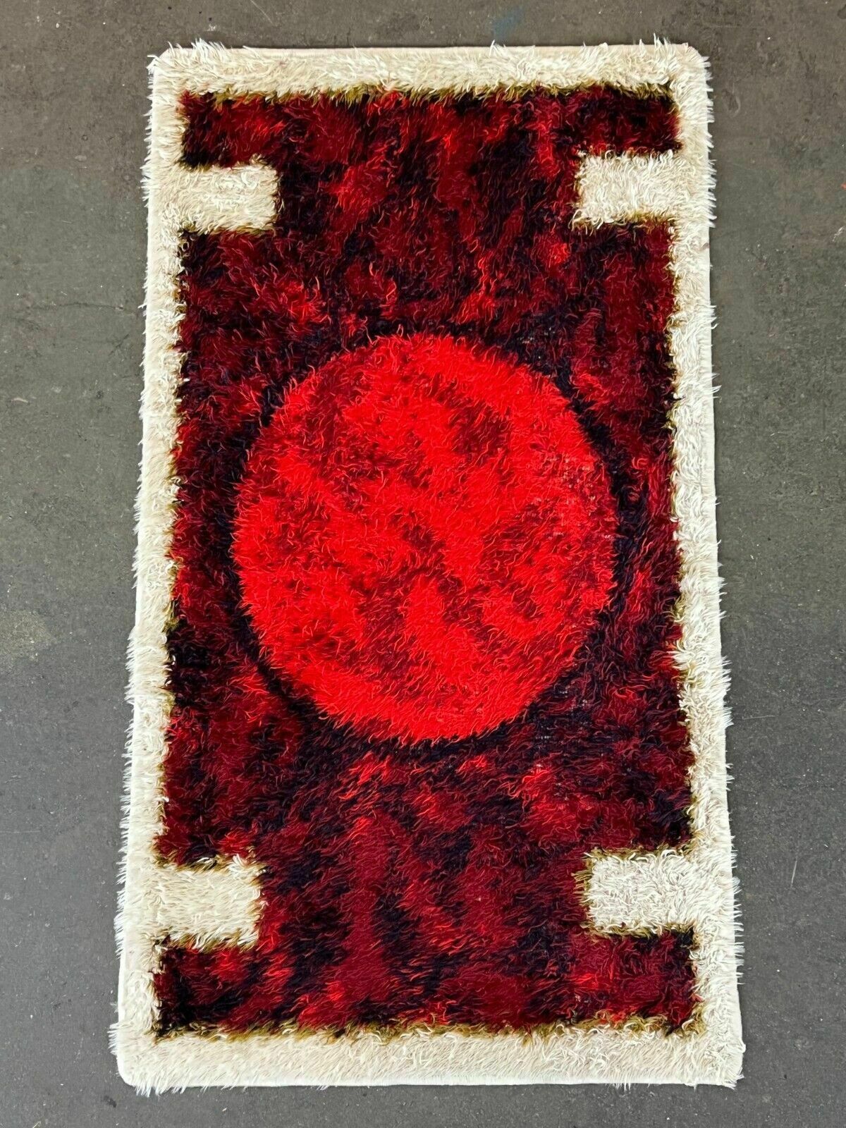 60s 70s Runner Rug Carpet Rug Space Age By Hojer Eksport Denmark Design photo furniture