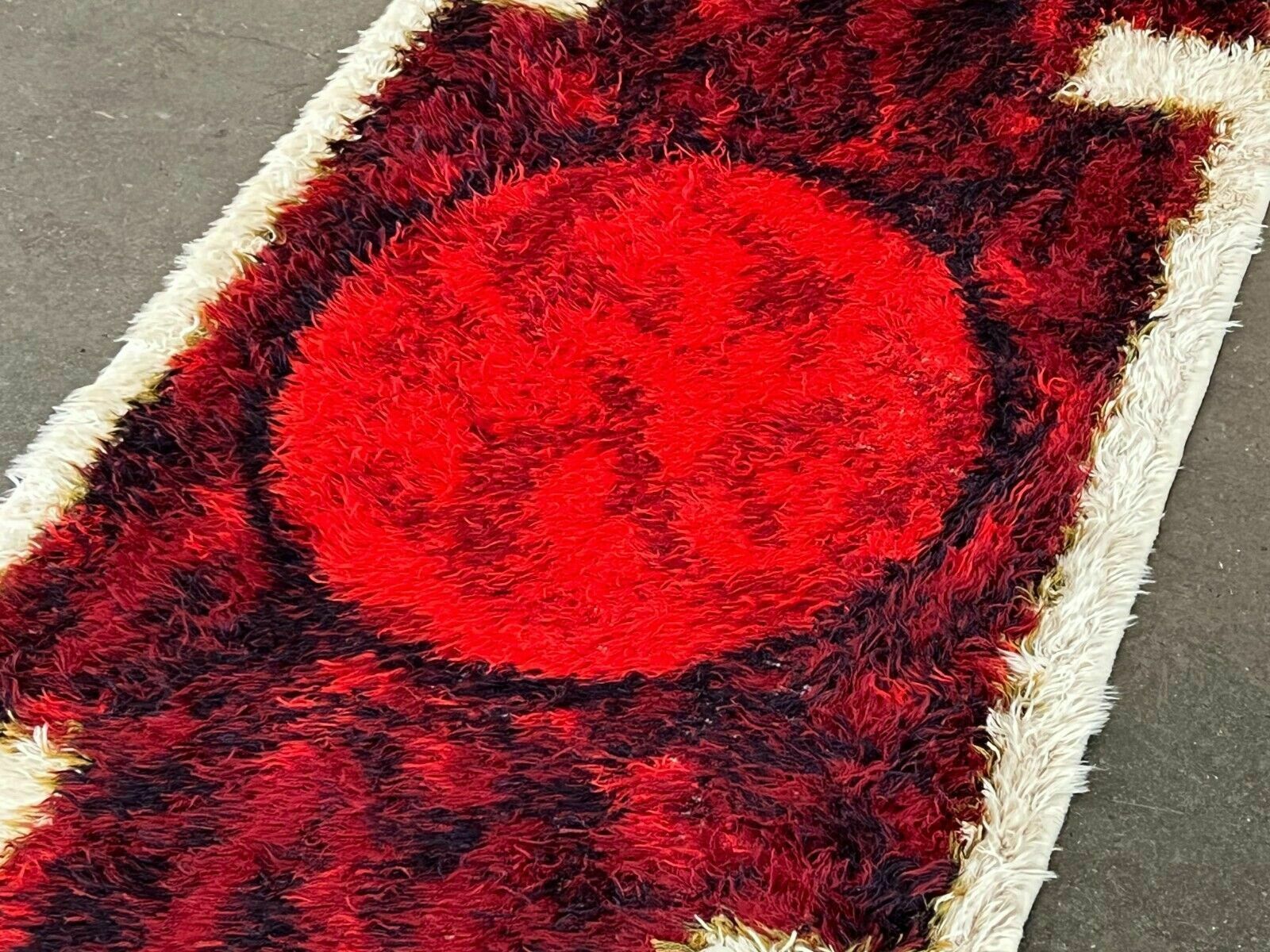 photo furniture 60s 70s Runner Rug Carpet Rug Space Age By Hojer Eksport Denmark Design