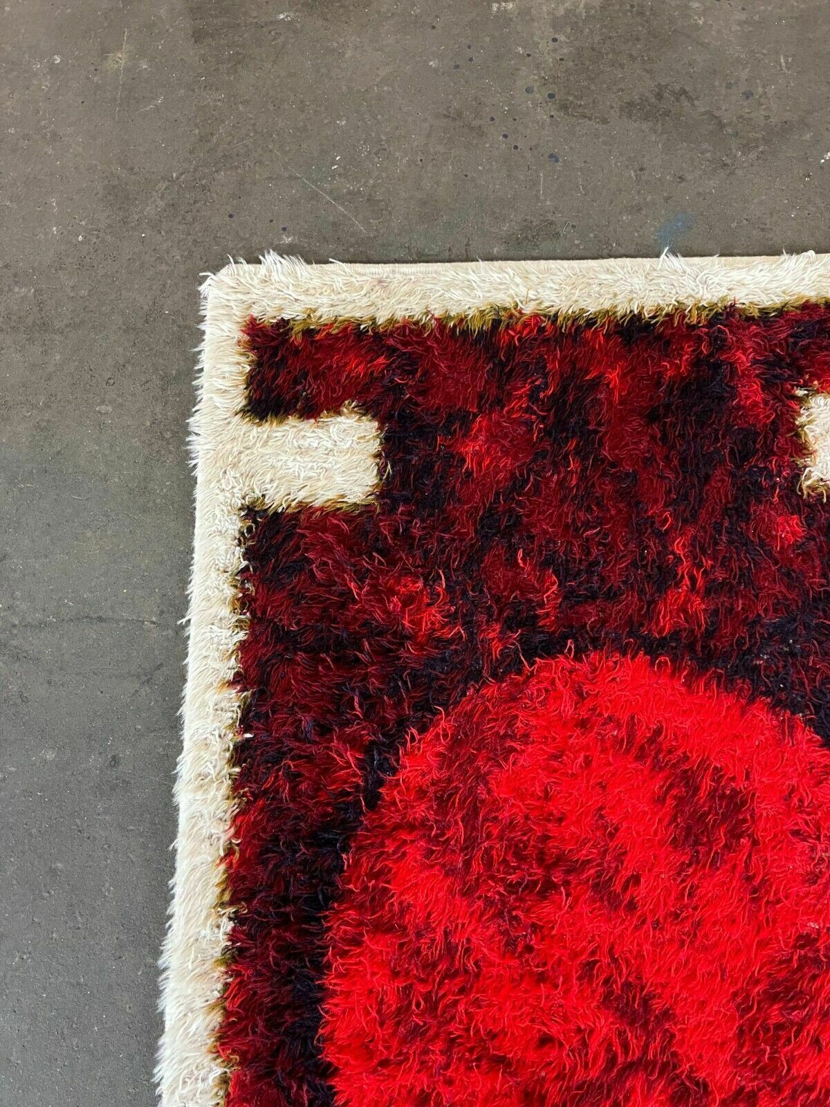1562.0 60s 70s Runner Rug Carpet Rug Space Age By Hojer Eksport Denmark Design photo
