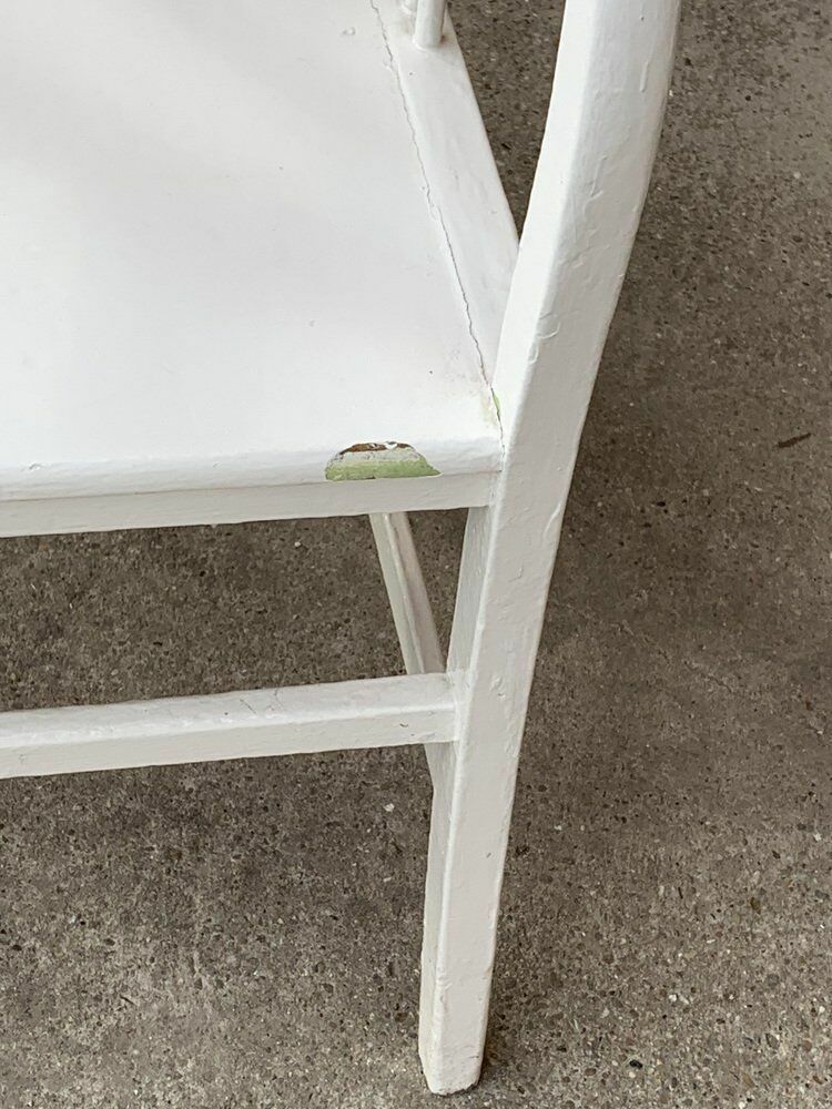 Art Deco White Painted Chair, 1930 photo furniture