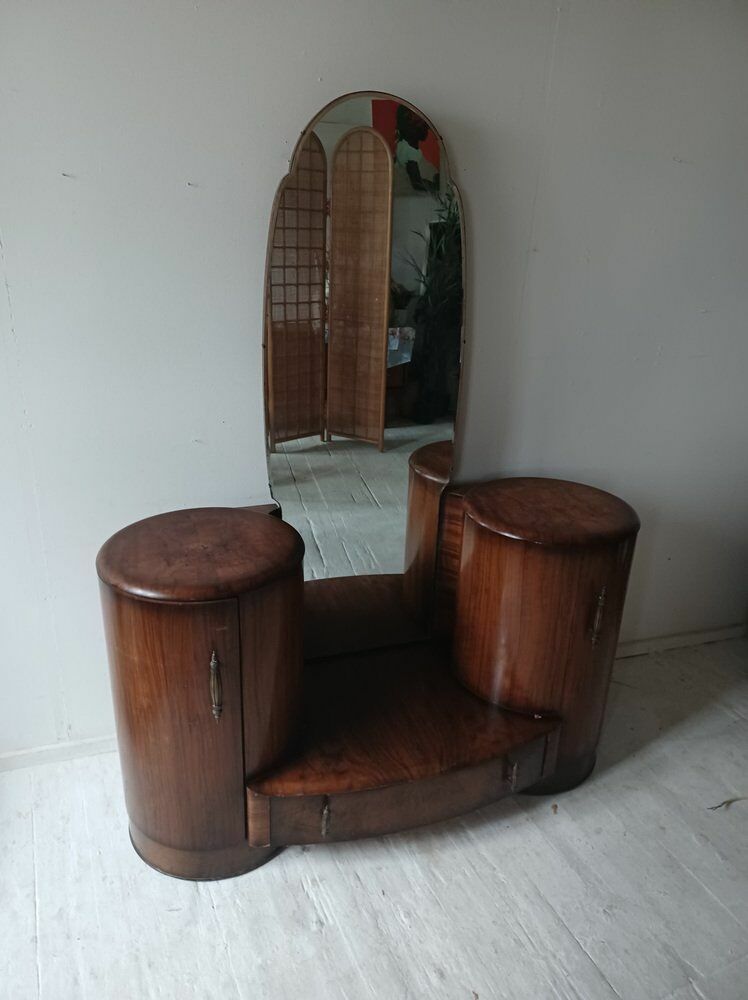 Art Deco kaptafel met spiegel, door Shrager Brothers Masterpiece Furniture, Londen photo for sale